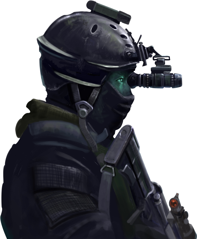 Soldier Front Copy - Soldier Front (687x819), Png Download