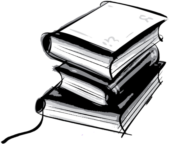 Tube Livre Png - 2-33-bookss Note Cards (600x530), Png Download