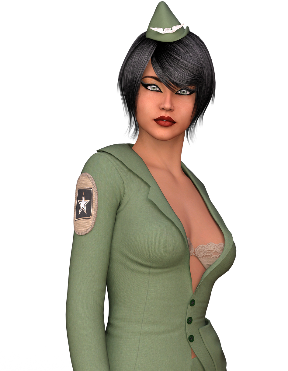 Woman Young Young Woman - Soldier (960x1280), Png Download