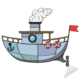 Schip Cartoon (400x400), Png Download