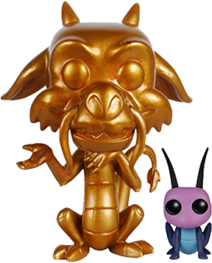 Mushu Et Cricket - Mushu And Cricket Funko Pop (400x400), Png Download