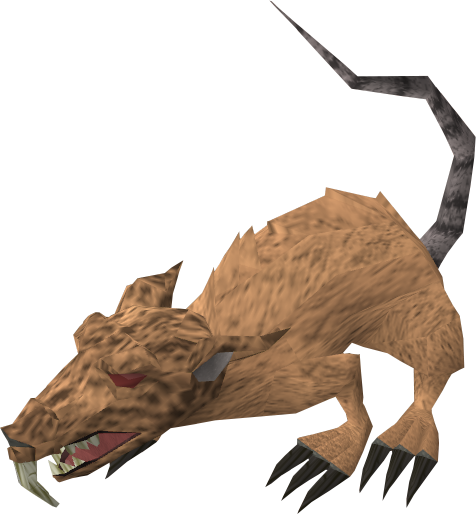 Runescape Giant Rat (476x514), Png Download