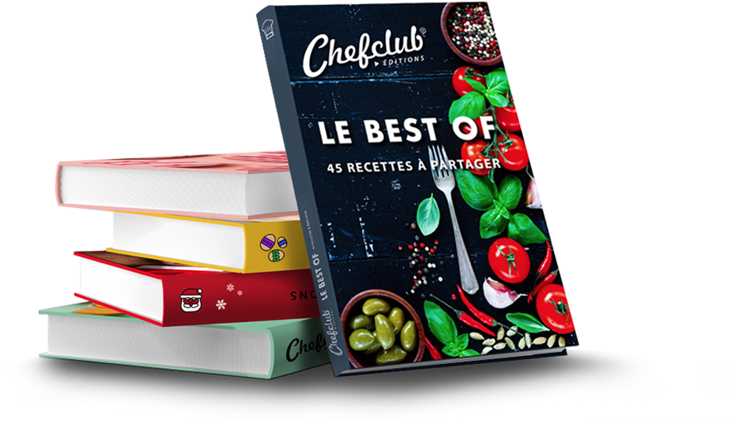Le Livre Chefclub "45 Recettes Best Of" - Livre Recette Chef Club (1200x628), Png Download