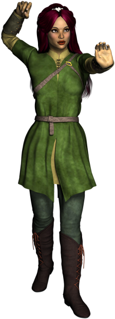 Girl,people - Elf (500x647), Png Download