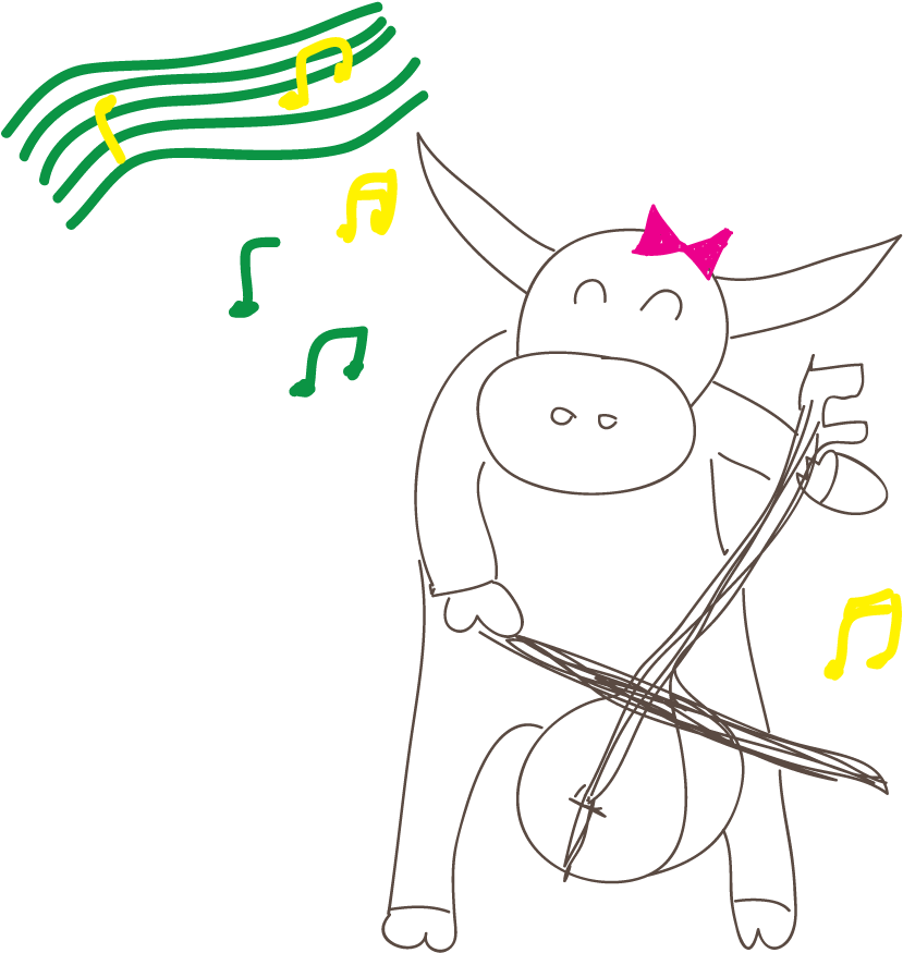 Playing A Fiddle To A Water Buffalo - Cartoon (1000x1000), Png Download