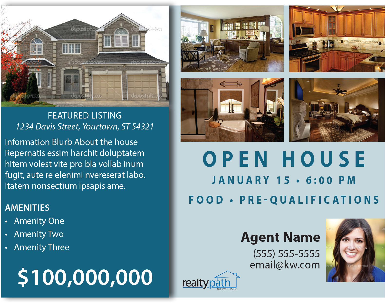 Real Estate Mailer Samples Real Estate Postcards Samples - Goanra 24 Led Solar Motion Sensor Light,wall Night (1650x1275), Png Download