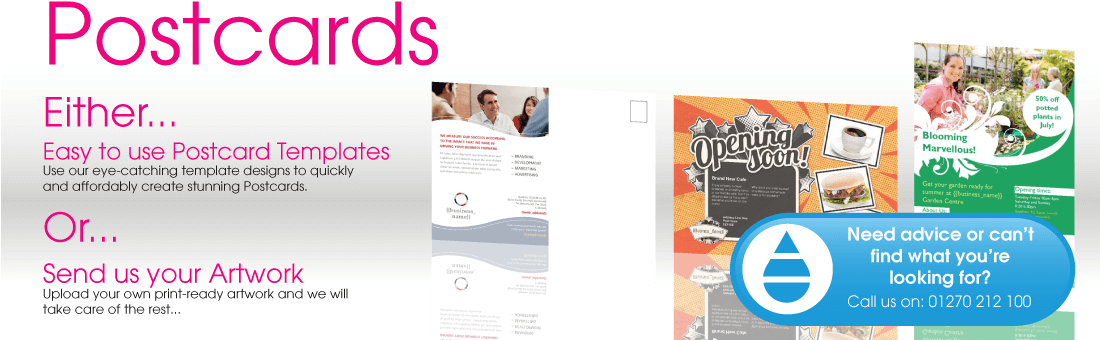 Postcard Design Templates Postcard Printing - Design (1100x365), Png Download