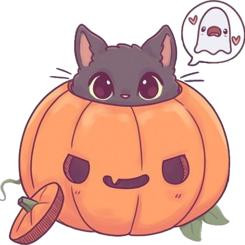 Dibujos De Halloween Kawaii (480x480), Png Download