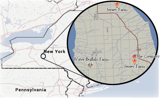 Farm Map - Farm (520x320), Png Download