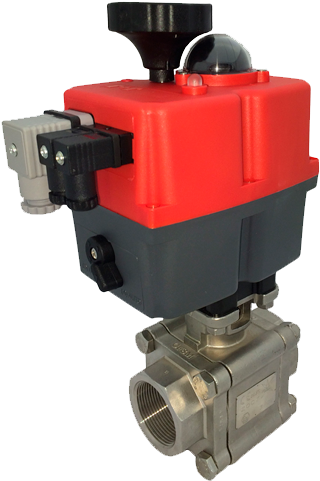 Electric Stainless Steel Ball Valves2 - Valve (752x713), Png Download