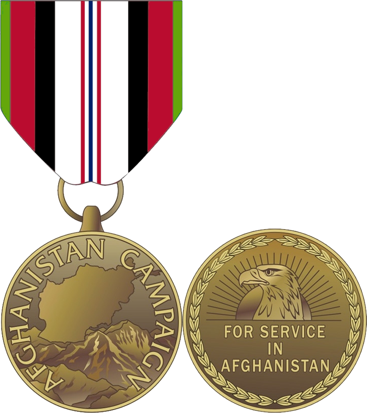 Afghanistan Campaign Medal (726x816), Png Download