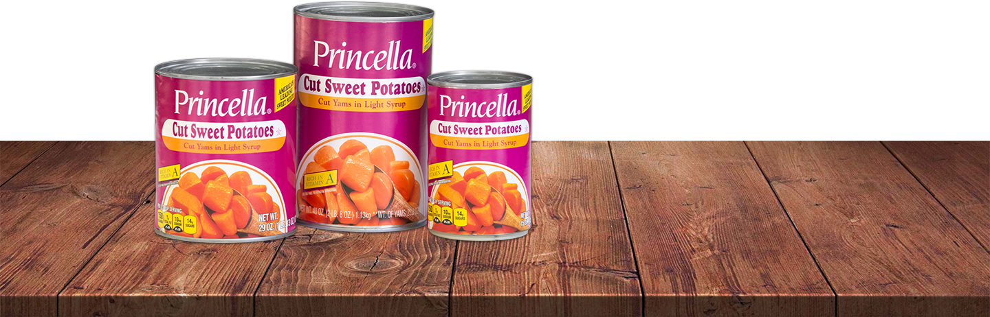 We Provide Only The Highest Quality Sweet Potatoes - Princella Cut Yams (sweet Potatoes) (1440x462), Png Download