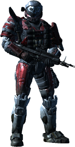My Lone Wolf Spartan - Halo Reach Armor (320x704), Png Download