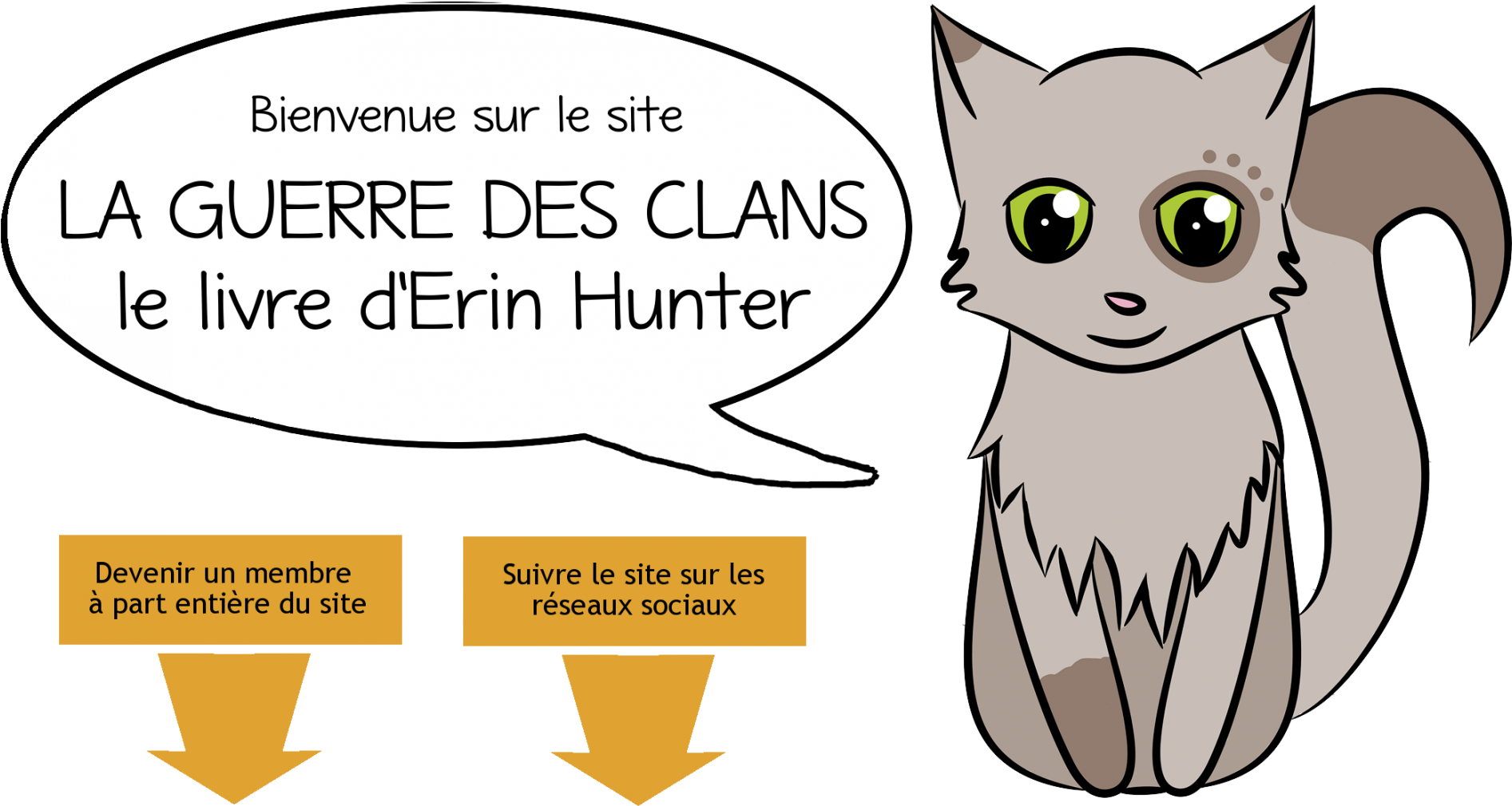 Accéder Au Site La Guerre Des Clans - Guerre Des Clans Personnages (1920x1097), Png Download
