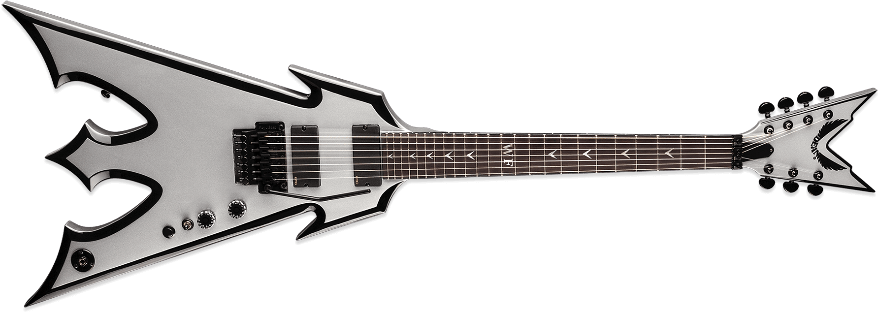 Dean Trident 7 Wayne Findlay - Dean Guitar With Kill Switch (1800x715), Png Download