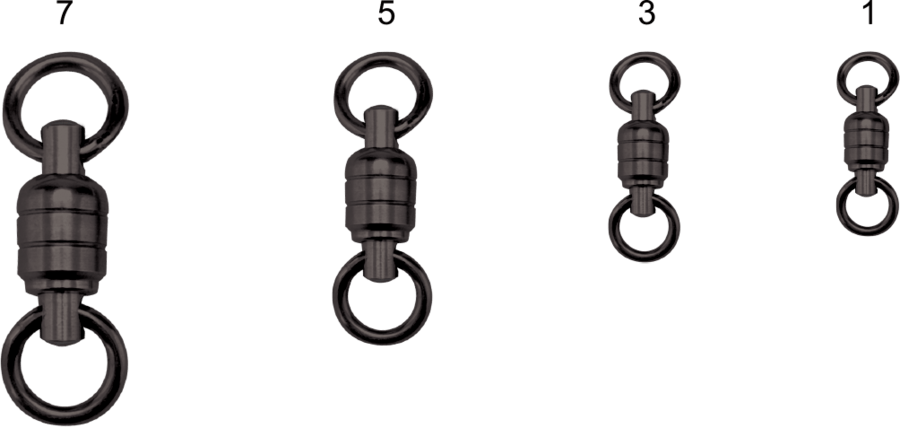 Stainless Steel Ball Bearing With 2 Welded Rings - Kamatsu Max Power Ball Bearing Swivel 4-125kg-2szt (900x428), Png Download