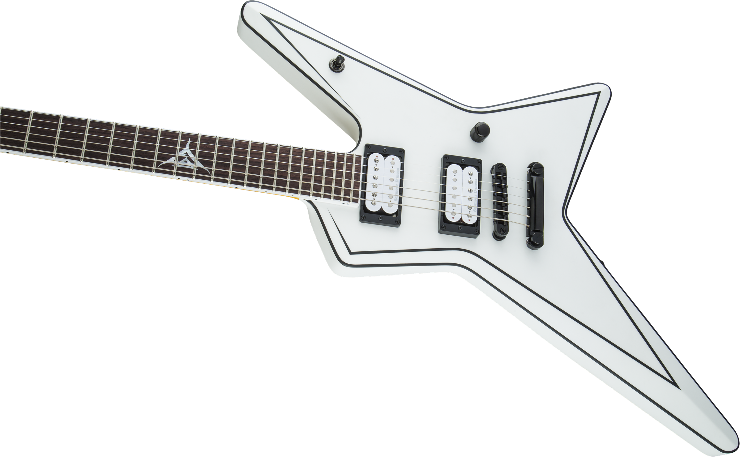 Spent The Past Decade Affirming His Status As One Of - Jackson Usa Signature Gus G. Star Satin White (2400x1485), Png Download