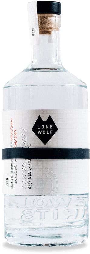 The Shop / Lone Wolf Gin - Lone Wolf Gin (311x840), Png Download