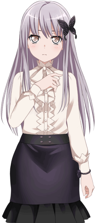 Lone-wolf Songstress Live2d Model - Bang Dream Minato Yukina (680x940), Png Download