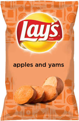 Wouldn't Apples And Yams Be Yummy As A Chip Lay's Do - Lays Salt And Vinegar Chips (308x423), Png Download
