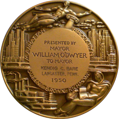 Download Ml Nyc New York City Bronze Medallion Png Image With No Background Pngkey Com