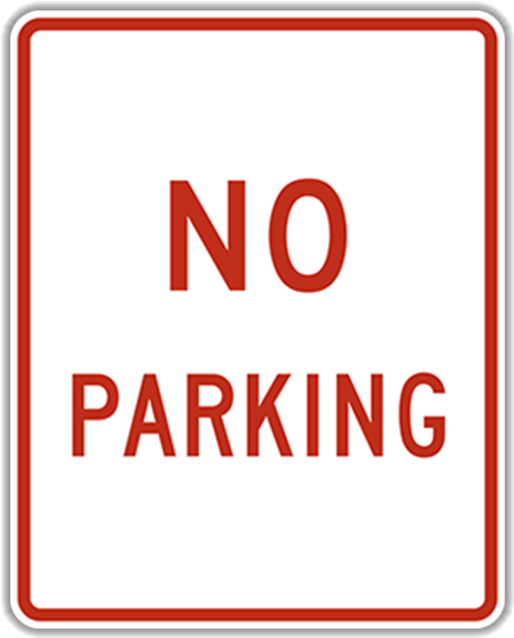 No Parking Here Sign (800x800), Png Download