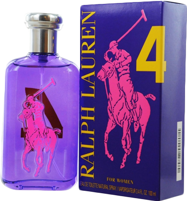 Lauren Big Pony 4 Edt 50 Ml Spray - Ralph Lauren Big Pony 4 Edt Spray, Women - 3.4 Fl Oz (546x410), Png Download