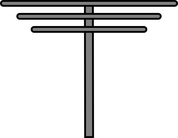 Tv Antenna Clip Art (600x465), Png Download