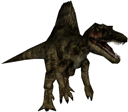 Spinosaurus Hd Animals Dinosaur Reptile - Planet Dinosaur Spinosaurus Png (411x360), Png Download