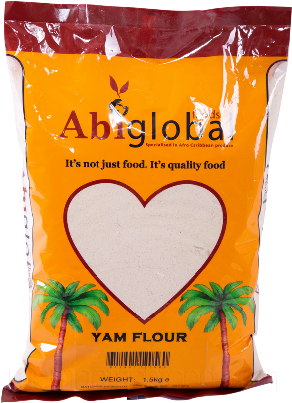 Abiglobal Yam Flour - Heart (682x1023), Png Download