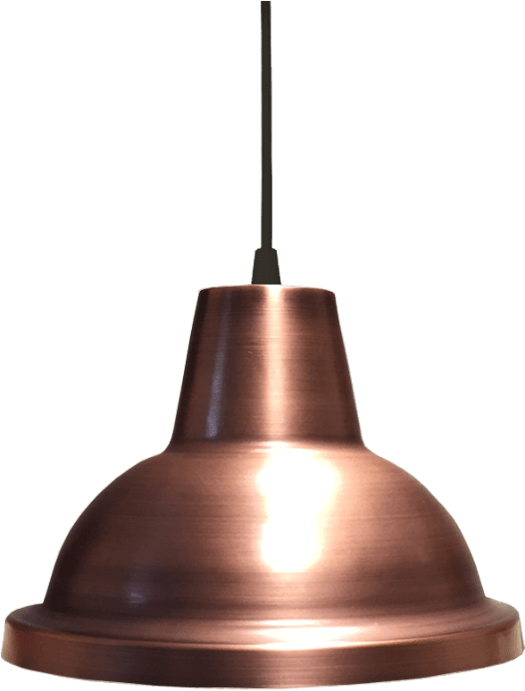 Lampara Colgante Cobre (621x852), Png Download