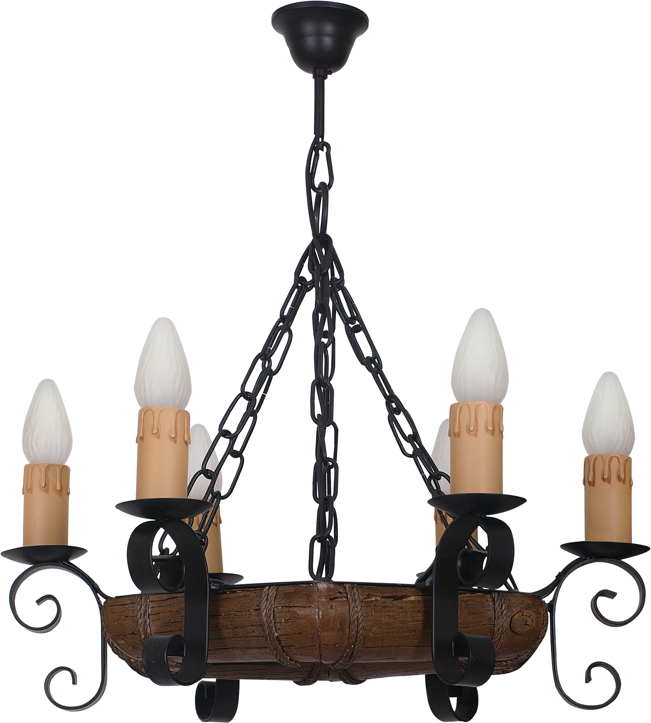 Descargar Png - Candelabro De Madera De Techo (2500x2763), Png Download