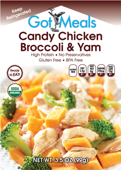 Gotmeals 6 Pouches Of - Organic Certification (504x567), Png Download