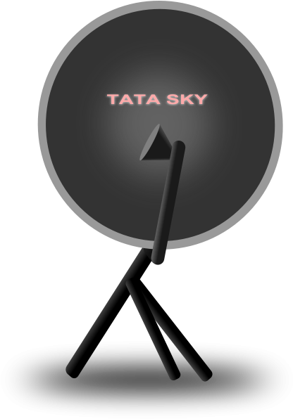 Dth Satellite Television Antenna Png Images - Png Pixel Satellite Dish (466x600), Png Download