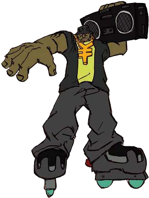 Combo - Jet Set Radio Cube And Combo (308x400), Png Download