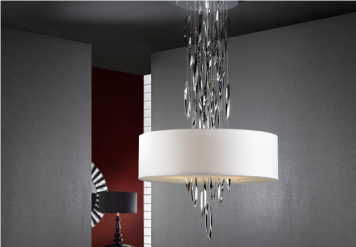 Imagen 1 De Domo Lámpara Colgante Ø60cm 4xe14 Led 4w - Lampara 4 Luces Modelo Domo (700x700), Png Download