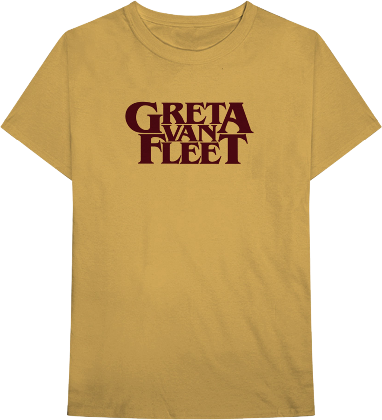 Gold Logo Tee - Greta Van Fleet Merch (1024x1024), Png Download