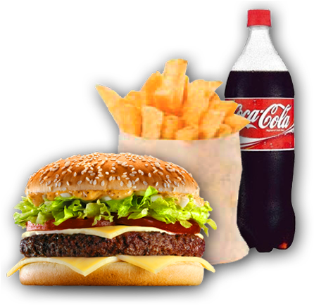 Burger Combo (758x455), Png Download