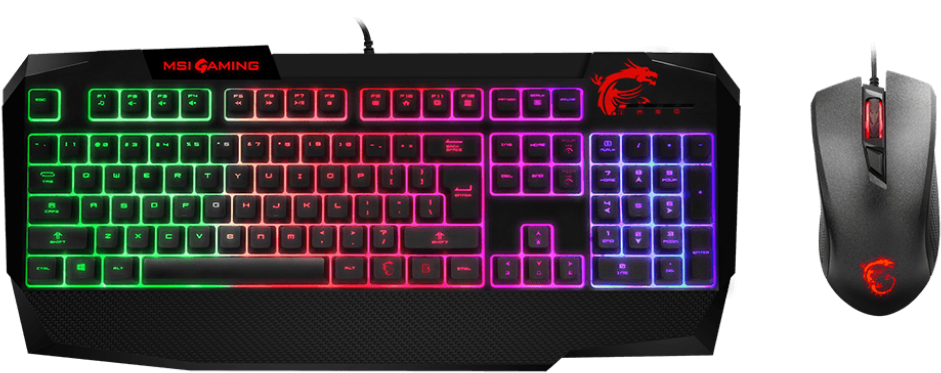 Msi Vigor Gk40 Gaming Keyboard (1024x819), Png Download