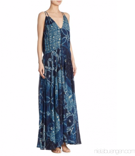 Nwt Polo Ralph Lauren Printed Silk Georgette Sleeveless - Silk Georgette Maxi Dress Ralph Lauren (500x500), Png Download