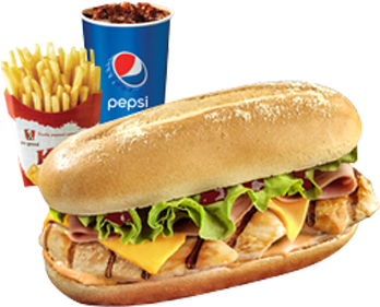 Spicy Bbq Grilled Supreme - Zinger Supreme Kfc (400x350), Png Download