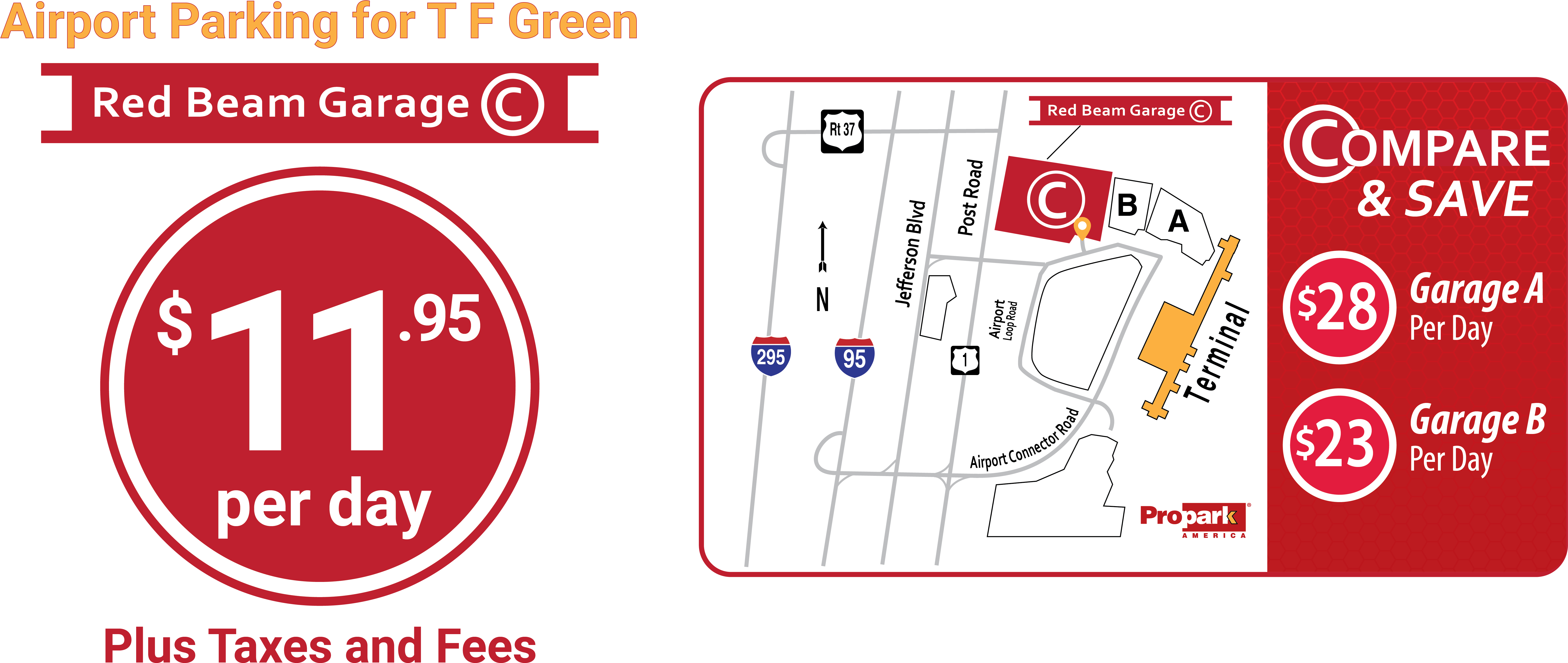 Red Beam Garage C (6801x3300), Png Download