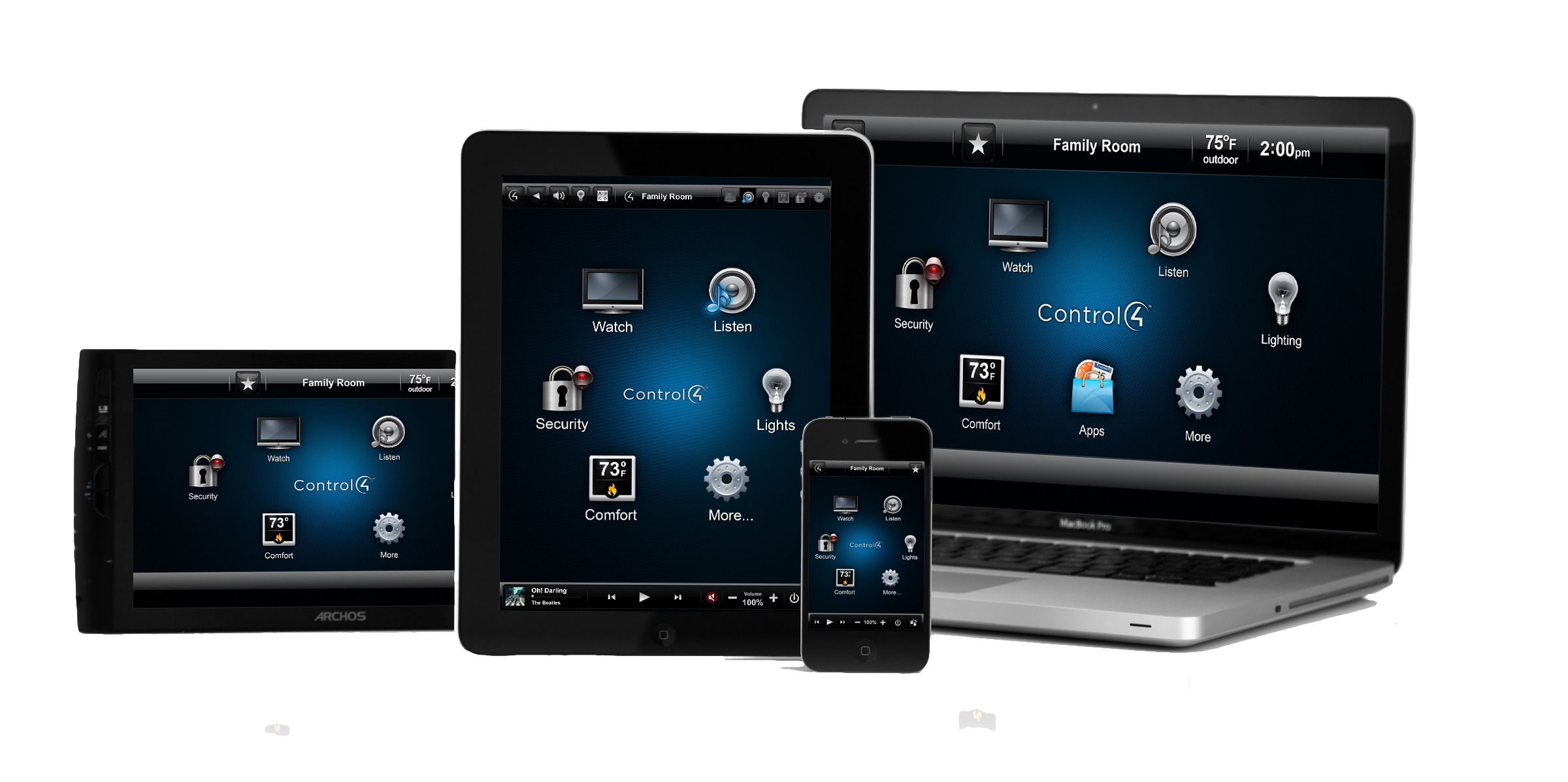 Download Myhome Apps Control4 Control4 Mobile App Png Image With No Background Pngkey Com