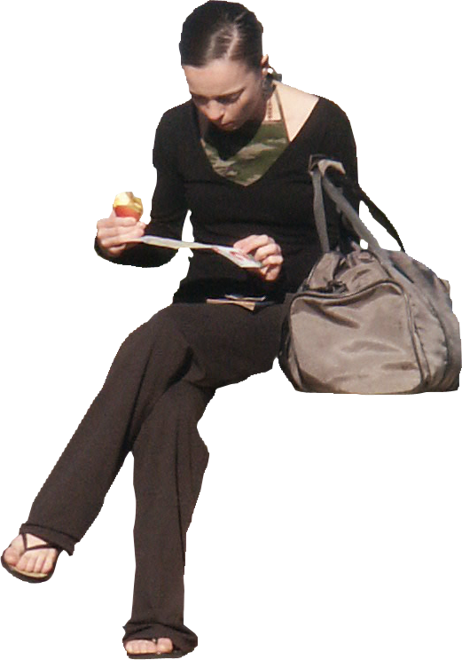 Persona Leyendo Png - Personas Leyendo Libros Png (521x744), Png Download