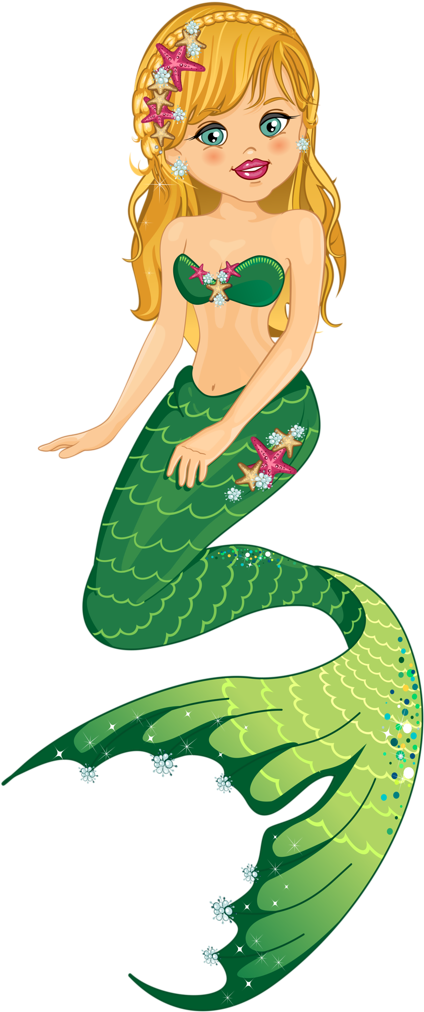 Mermaids - Mermaid On Rock (457x1024), Png Download