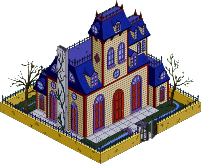 Bad Dream House Los Simpson (693x565), Png Download