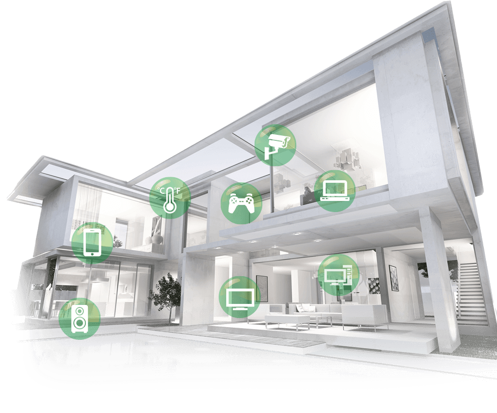 Call On Your House To Do The Chores - Asus Rt-ac58u Ac1300 Dual Band Gigabit Wireless Router (1059x873), Png Download