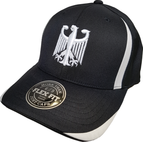 Germany Cap Flex Fit Chivalry Black White - Cap Germany (480x475), Png Download