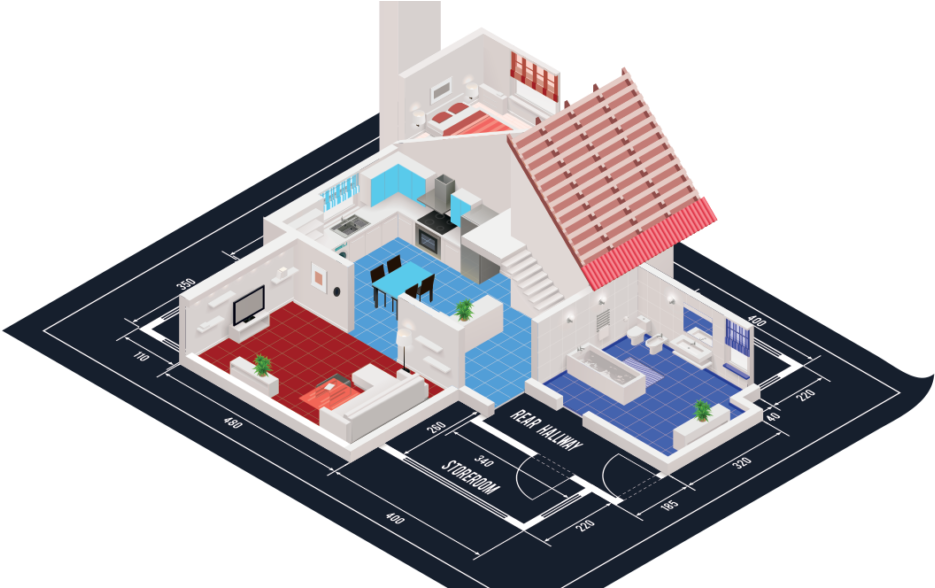Visual Created By Rashmi Shivni And Taras Levyy/via - Floor Plan (1024x587), Png Download