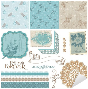 Vinilo Pixerstick Elementos De Diseño Del Libro De - Design (400x400), Png Download